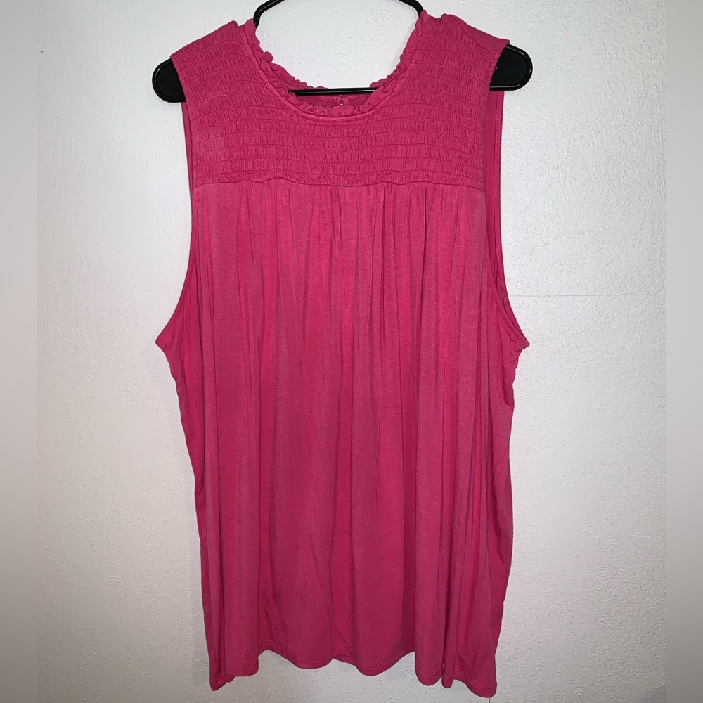 Pink Sleeveless Blouse/Tank